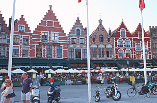 Square in Bruges, Belgium